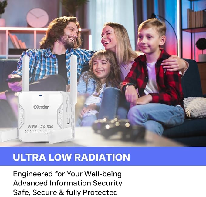 WiFi Extender AX1500 Signal Booster Long Range, Covers 13, 000 Sq.Ft & 100+ - Image 3
