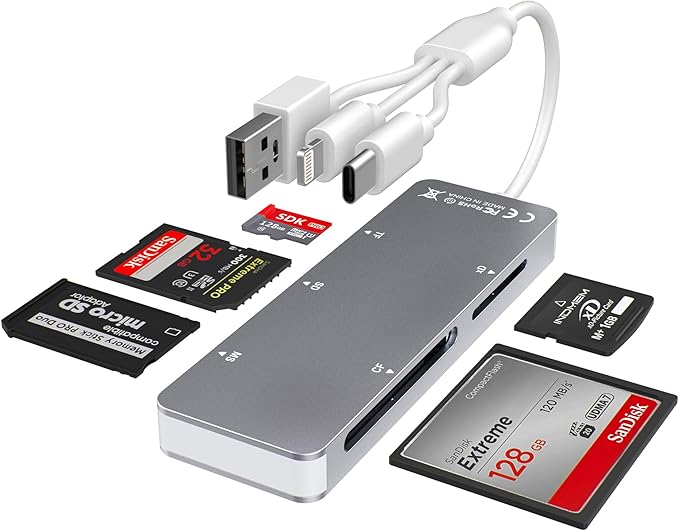 Aluminum 5-in-1 Memory Stick Pro Duo Adapter by Ardaddyn