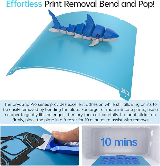 BIQU CryoGrip Pro Frostbite for K1 MAX 3D Printers 310x315mm Cold Build Plate - Image 5