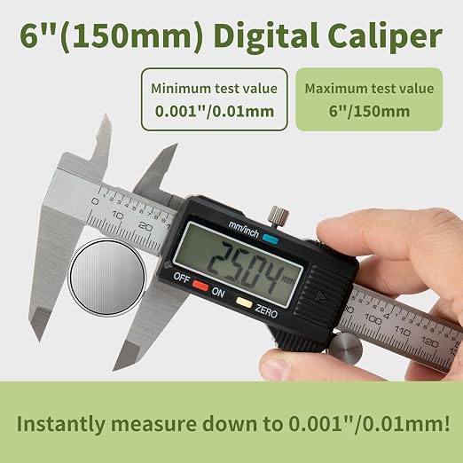 Digital Caliper 0-6" Measuring Tool - Image 2