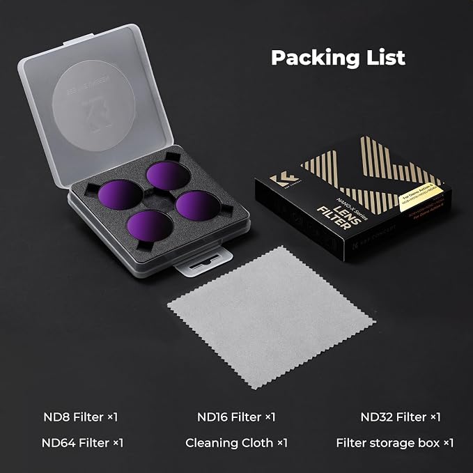 K&F CONCEPT Snap On ND Filter Kit Compatible - Image 8