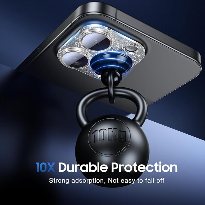 UniqueMe for 3 Pack iPhone 15 Pro/iPhone 15 Pro Max Camera Lens Protector - Image 2