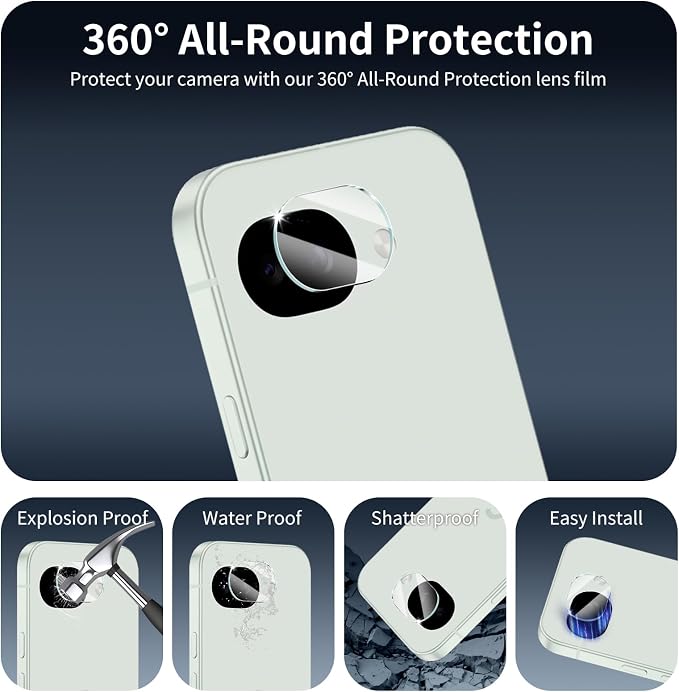 3+3+1-Pack, Screen Protector and Camera Lens Protector - Image 5