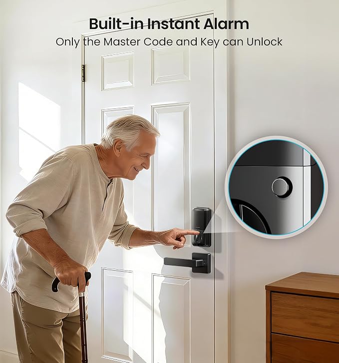 Veise VE07-L Fingerprint App Control Smart Locks - Image 12
