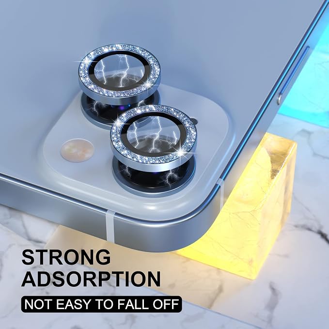 Choiche Compatible for iPhone 14 /iPhone 14 Plus Camera Lens Protector Bling - Image 6