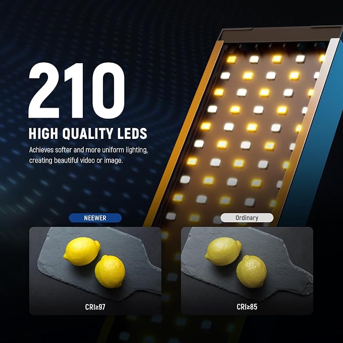 NEEWER Upgraded LED Video Light Stick & 2.4G Remote Kit, 2 Pack Handheld - Image 3