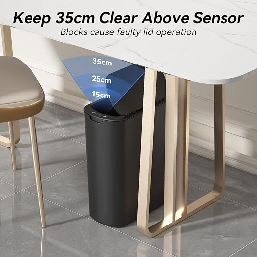 FRESHLIX 5 Gallon Bathroom Automatic Trash Can - Image 3