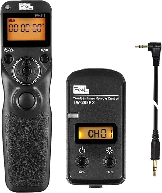 Pixel Remote Shutter Intervalometer TW283-E3 LCD Multi-Function Shutter Remote by Pixel