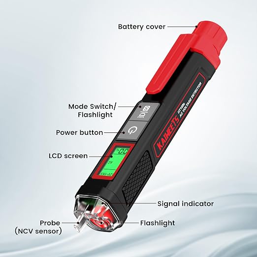 KAIWEETS Voltage Tester/Non-Contact Voltage Tester - Image 8