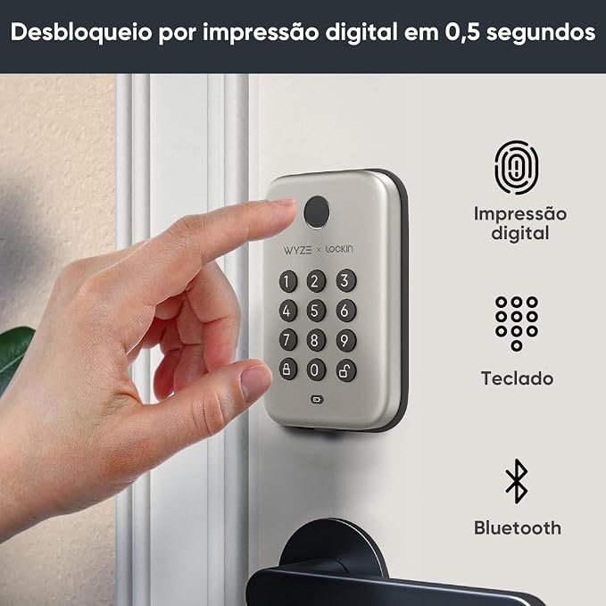 Wyze Auto-Lock Bolt, Fingerprint Unlock - Image 2