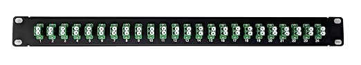 24 Port LC Fiber Patch Panel APC Singlemode 19" - Image 2