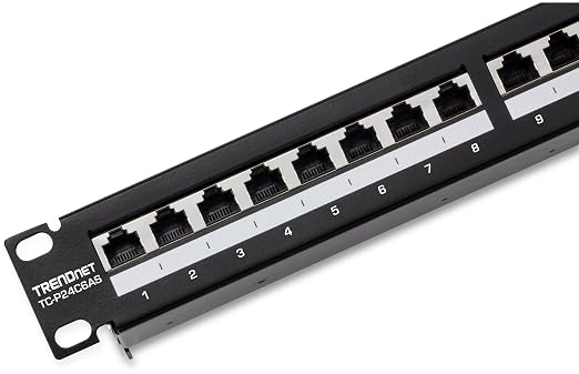 TRENDnet 24-Port Cat6A Shielded Patch Panel, 1U 19" Metal Housing, 10G Ready - Image 6