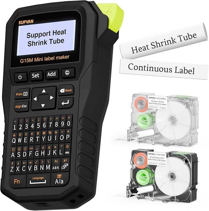 SUPVAN G15M Mini Portable Label Maker Machine by SUPVAN