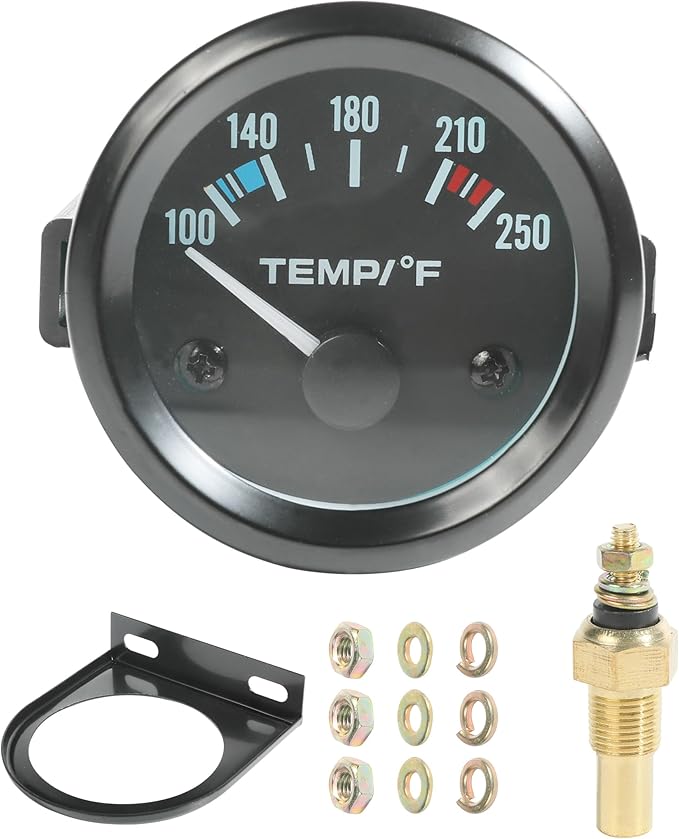 Water Temp Gauge, 100-250℉ Temperature Gauge by Unknown