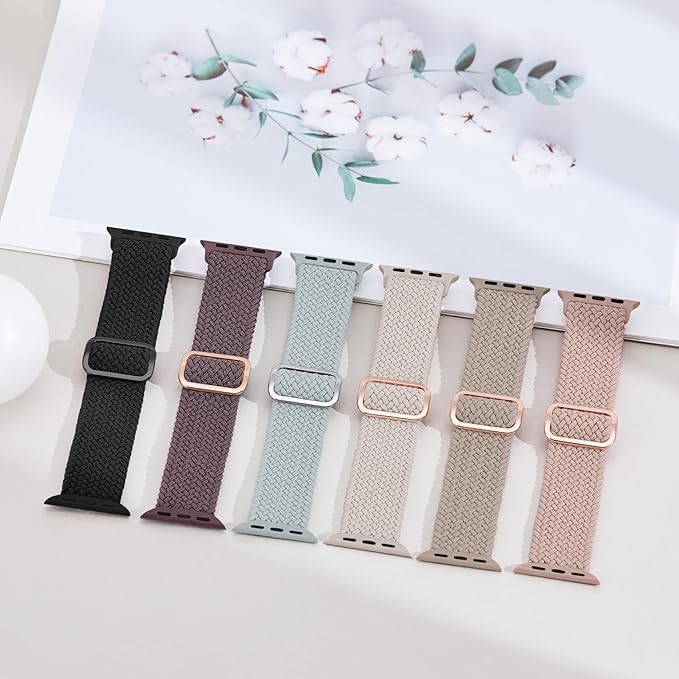 6 Pack Braided Stretchy Bands Compatible - Image 6