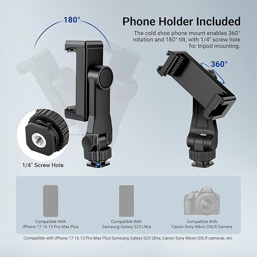 NEEWER Basics Camera Tripod, Professional Aluminum Lightweight Portable Travel - Image 6