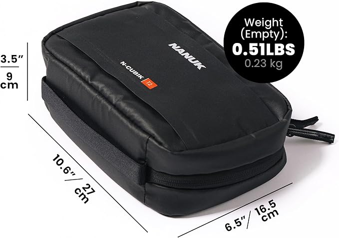 NANUK N-Cubik T2 Camera Bag Insert – Water-Resistant Pouch – Shockproof - Image 3