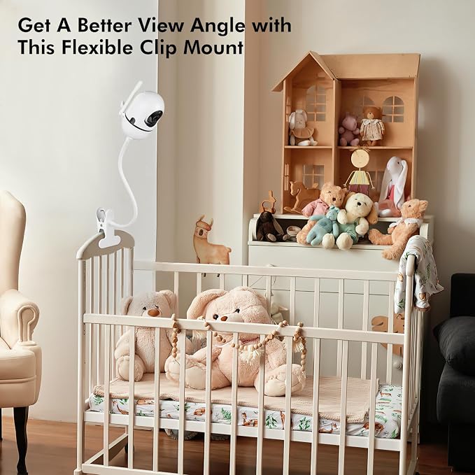 Flexible Baby Monitor Mount for HelloBaby HB6550/HB65/HB40/HB6339/HB66/HB6550Pro - Image 3