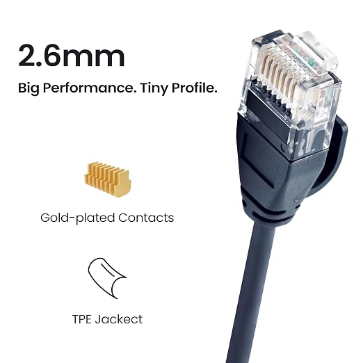 Plusivo Cat 6A Ethernet Cable 20 ft AWG 34 - Image 5