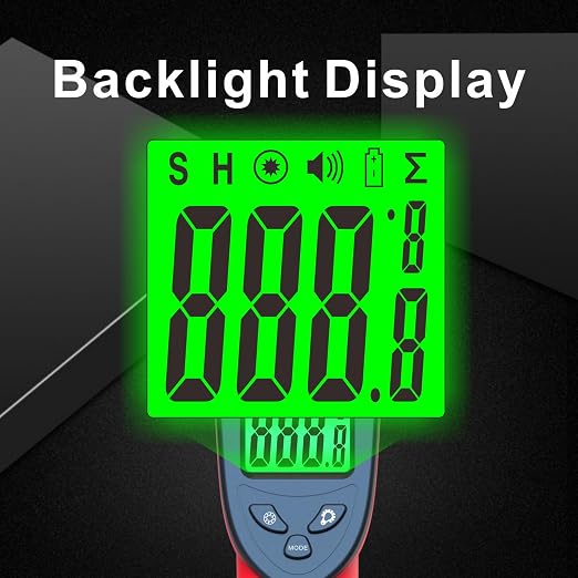 Digital Infrared Thermometer Gun -58℉ to 1022℉, Adjustable Emissivity, Laser - Image 5