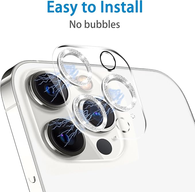 Dengduoduo 3 Pack Tempered Glass Camera Lens Protector - Image 6