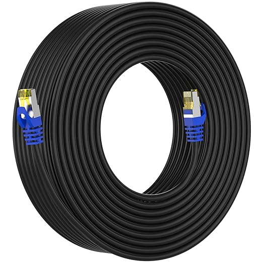 Cat 8 Ethernet Cable 10 ft, Heavy Duty High Speed Network Internet Cable by AoforzTech