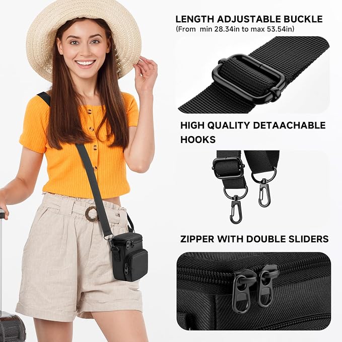 Travel Case Compatible with Kodak PIXPRO FZ55/FZ53/FZ45/FZ43 16MP Digital Camera - Image 6