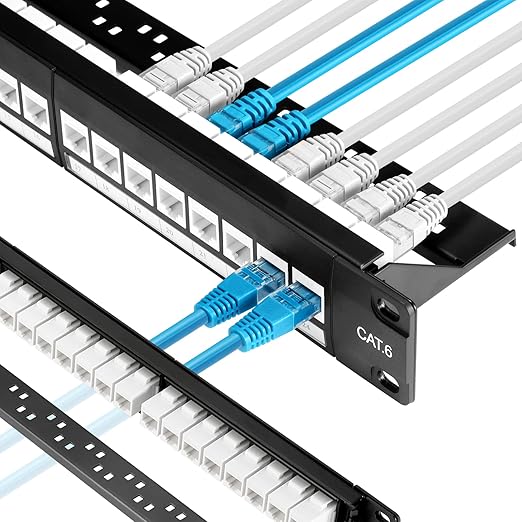Rapink Patch Panel 24 Port Cat6 by Rapink