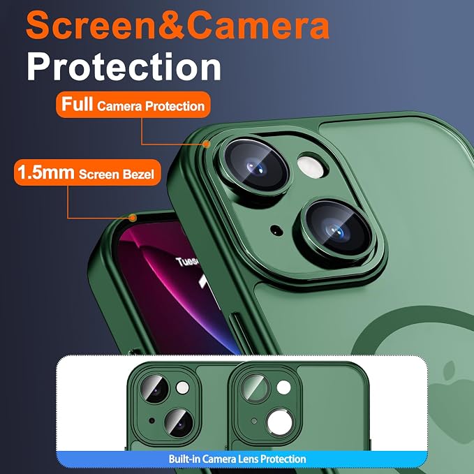 for iPhone 15 Plus Case with Privacy Screen Protector and Camera Protection - Image 6