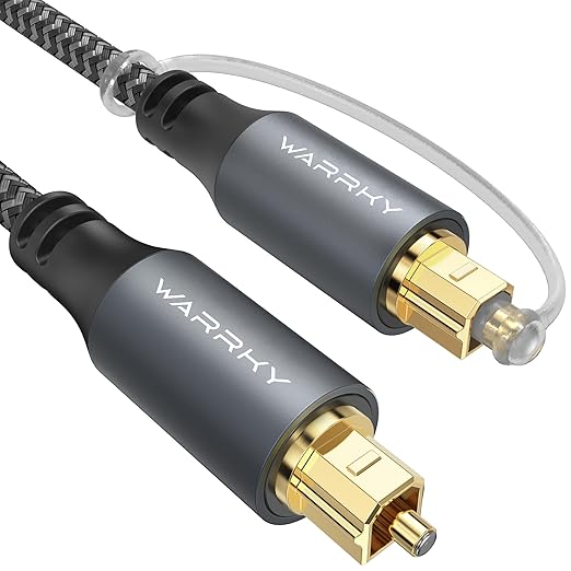 Warrky Optical Audio Cable, 6ft / 1.8m Optical Cable by WARRKY