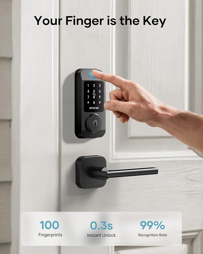 Keyless Door Lock with Handle Set - Image 7