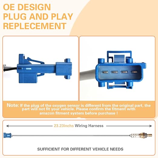 Nifeida 234-4488 15379 O2 Oxygen Sensor Downstream Compatiable - Image 2