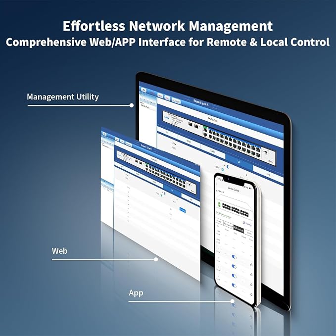 Goalake 28-Port Gigabit Managed PoE Switch – - Image 7