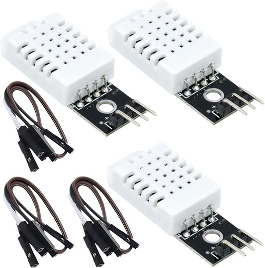 3Pcs DHT22 AM2302 Digital Temperature and Humidity Sensor Module | Replace by Unknown