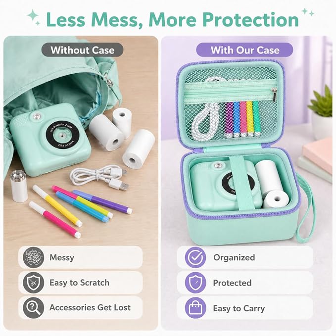 PAIYULE Kids Instant Print Camera Case Compatible - Image 4