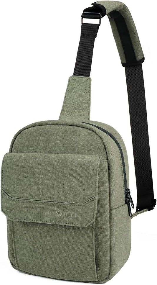 TULLIO Camera Bag Crossboy Camera Sling Chest Bag Backpack Waterproof by TULLIO