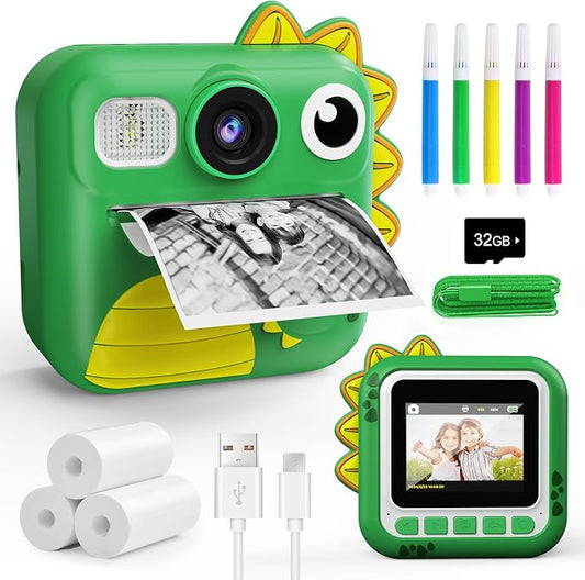 KOKODI Kids Camera Instant Print, Toddler Cameras Christmas Birthday Gifts by WhereKidsLearnThroughPlay