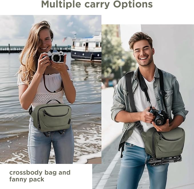 TAAOKA Camera Sling Bag, Travel Waterproof Camera Case - Image 6