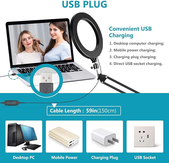 Ring Light Wall Mout Phone Holder - Image 7
