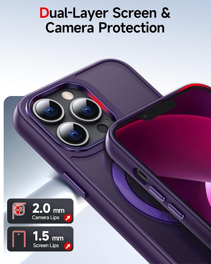 LeYi for iPhone-13-Pro Phone Case for MagSafe : - Image 5