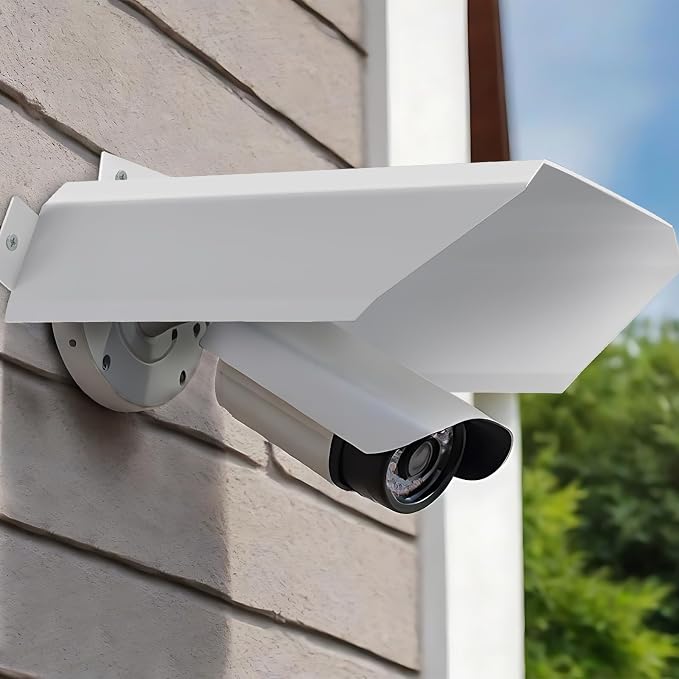 Moxweyeni 2 Pack Universal Metal Security Camera Cover Aluminum Waterproof Sun - Image 7