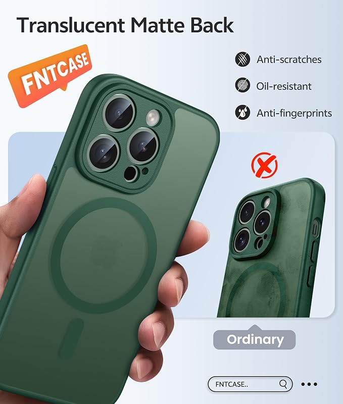 FNTCASE for iPhone 13 Pro Case: Translucent Matte Cases - Image 6