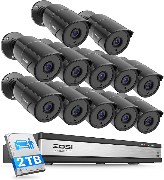 ZOSI 16CH 3K Lite Security Camera System by ZOSI
