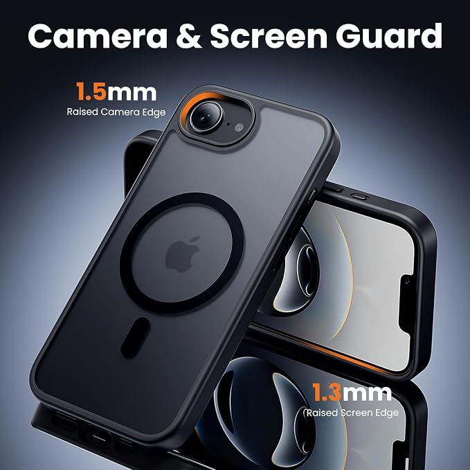 toushion 3 in 1 for iPhone 16E Case/iPhone 17E Case, Screen Protector*2 - Image 4