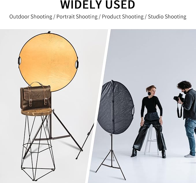 Selens Handle Round Reflector Stand Kit - Image 2