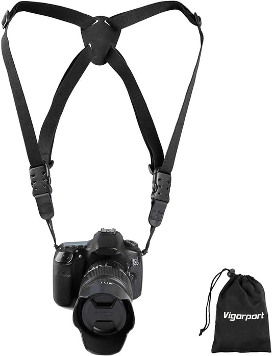 Vigorport Camera Harness Strap, Cross Shoulder Quick Release Straps by Vigorport