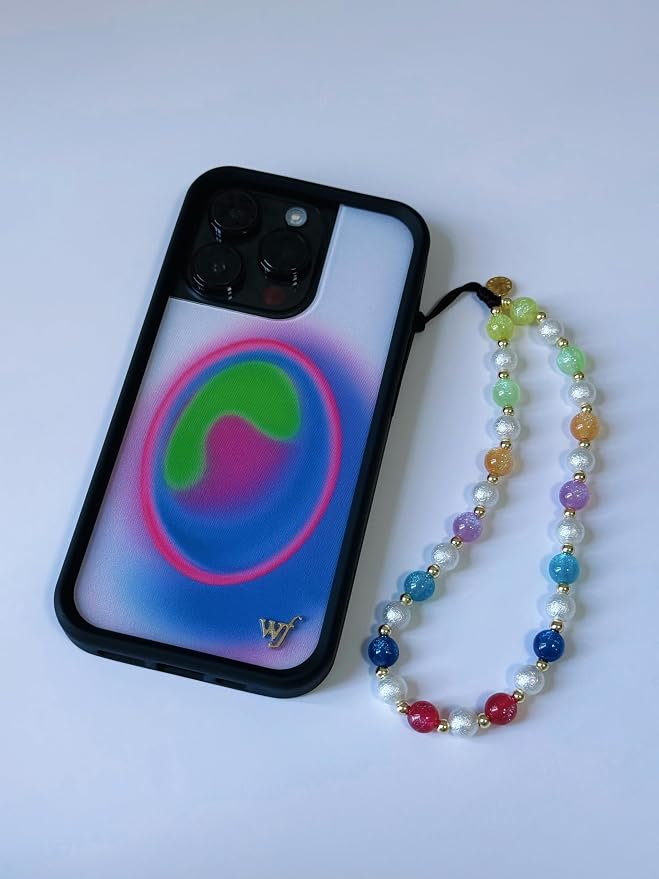 Drawwind Phone Charm Beaded Wristlet Strap Universal Cell Phone Lanyard Cute - Image 5
