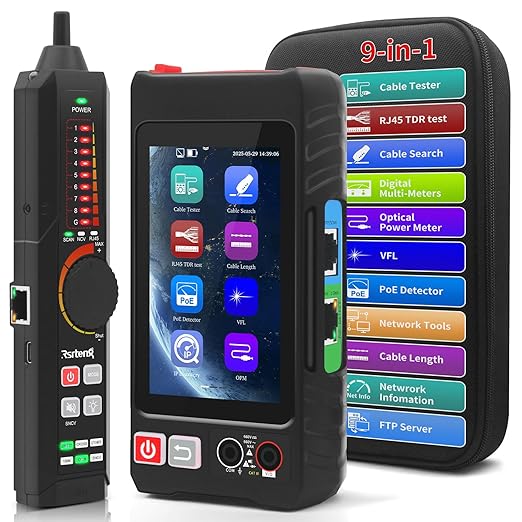 Multifunction Network Caber Tester, UTP Ethernet Cable Tester, Cable Tracer by Rsrteng