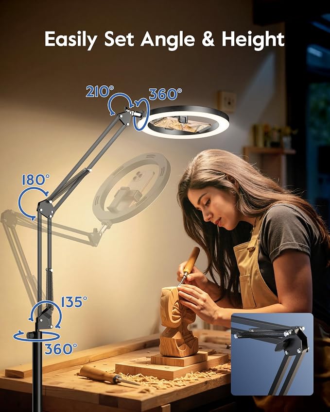 LUXSURE Ring Light Tripod for iPhone - Image 2