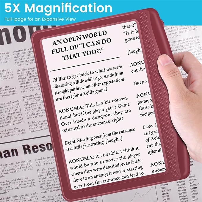 Rechargeable 5X Magnifying Glass - Image 3